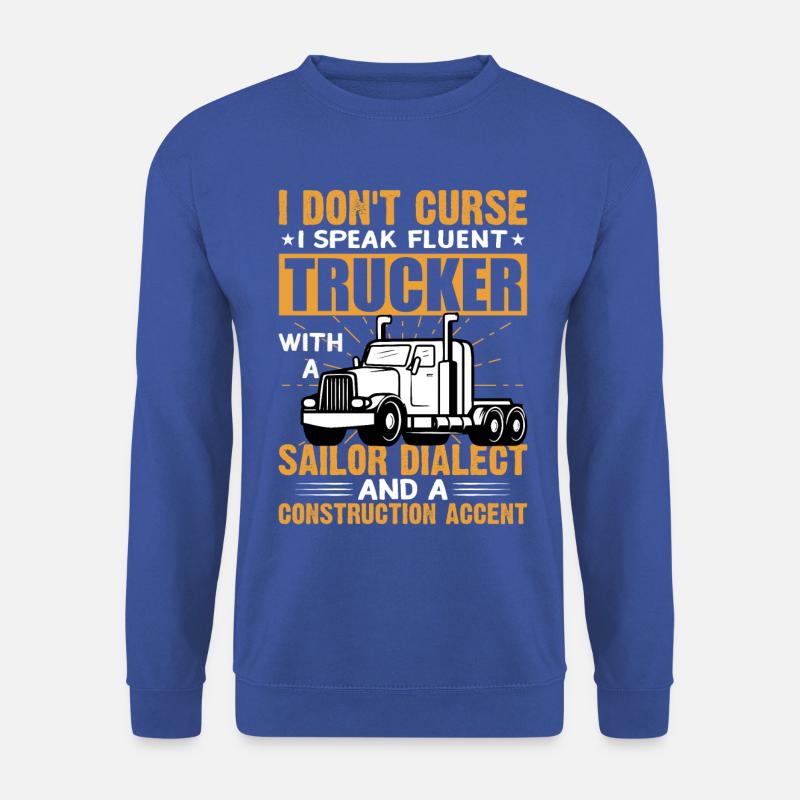 Lkw-Fahrer Lkw-Treiber - Unisex Pullover - Royalblau