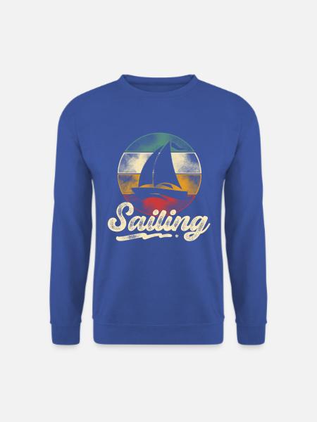 Segeln Segler Segelboot - Unisex Pullover - Royalblau