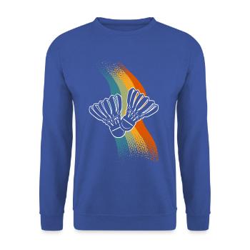 Badminton - Unisex Pullover - Royalblau - Vorne - Alina (178cm) & Michal (187cm)