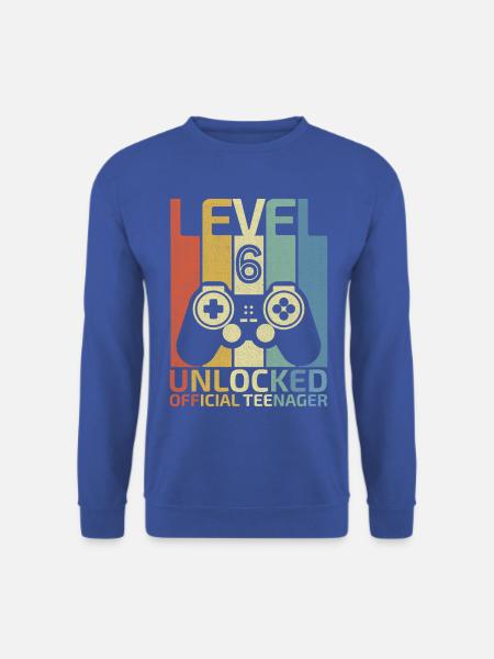 Level 6 Freigeschalteter offizieller Teenager - Unisex Pullover - Royalblau