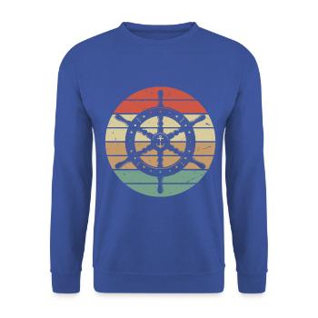Kreuzfahrt Urlaub Familienkreuzfahrt T-Shirt - Unisex Pullover - Royalblau - Vorne - Alina (178cm) & Michal (187cm)