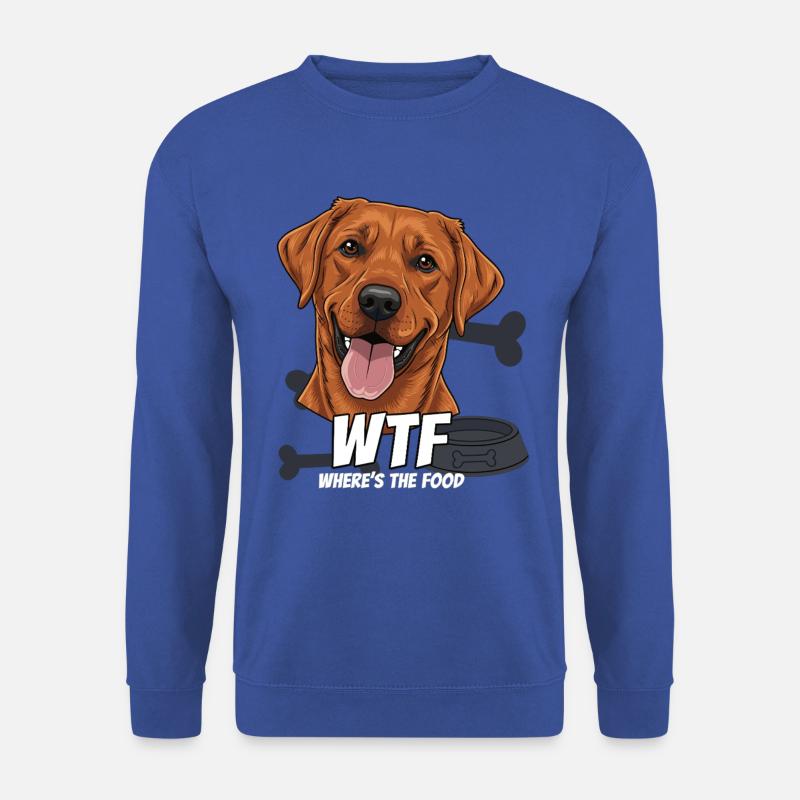 Humorvoller Hundemotiv mit Witztext - Unisex Pullover - Royalblau