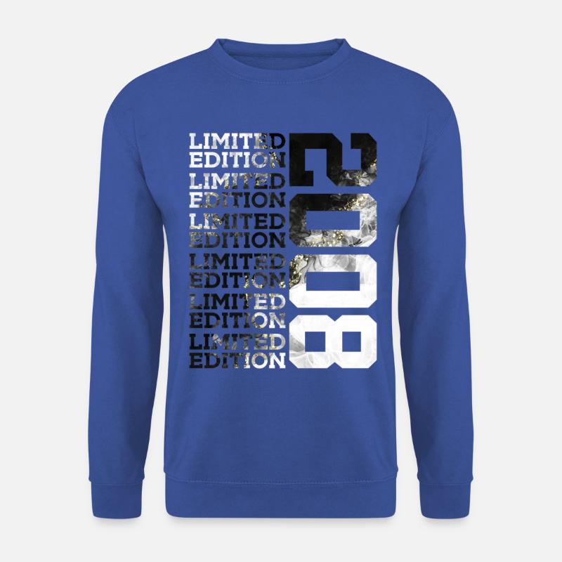 18 JAHRE LIMITED EDITION 2008 18. GEBURTSTAG - Unisex Pullover - Royalblau