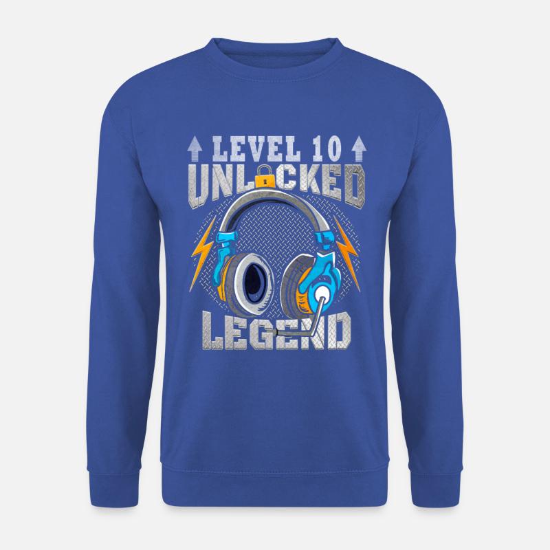 Stufe 10 Entsperrt Legende - Unisex Pullover - Royalblau