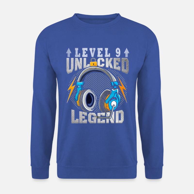 Level 9 Unlocked Headphones - Unisex Pullover - Royalblau
