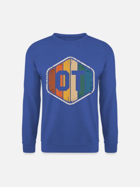 Retro OTI Schild Farbenvielfalt - Unisex Pullover - Royalblau