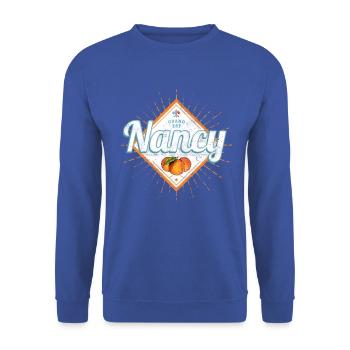 Nancy Stadt Grand Est Frankreich Souvenir - Unisex Pullover - Royalblau - Vorne - Alina (178cm) & Michal (187cm)