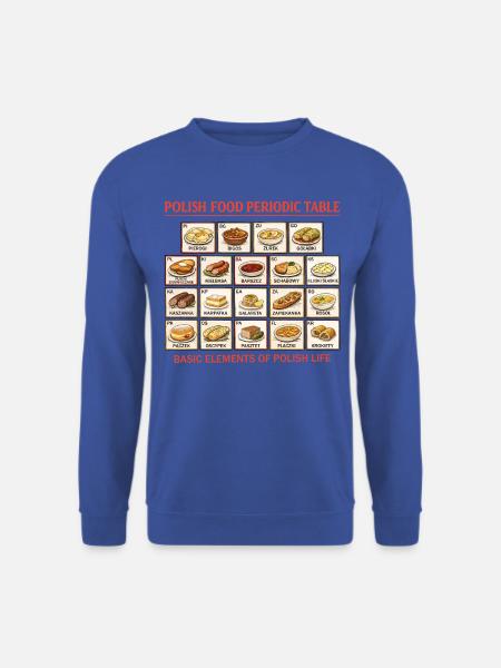 Polnisches Periodensystem - Unisex Pullover - Royalblau