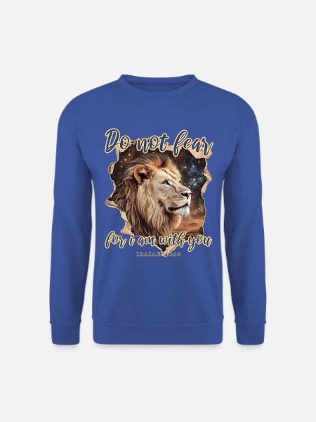 Löwe Christlich - Unisex Pullover - Royalblau