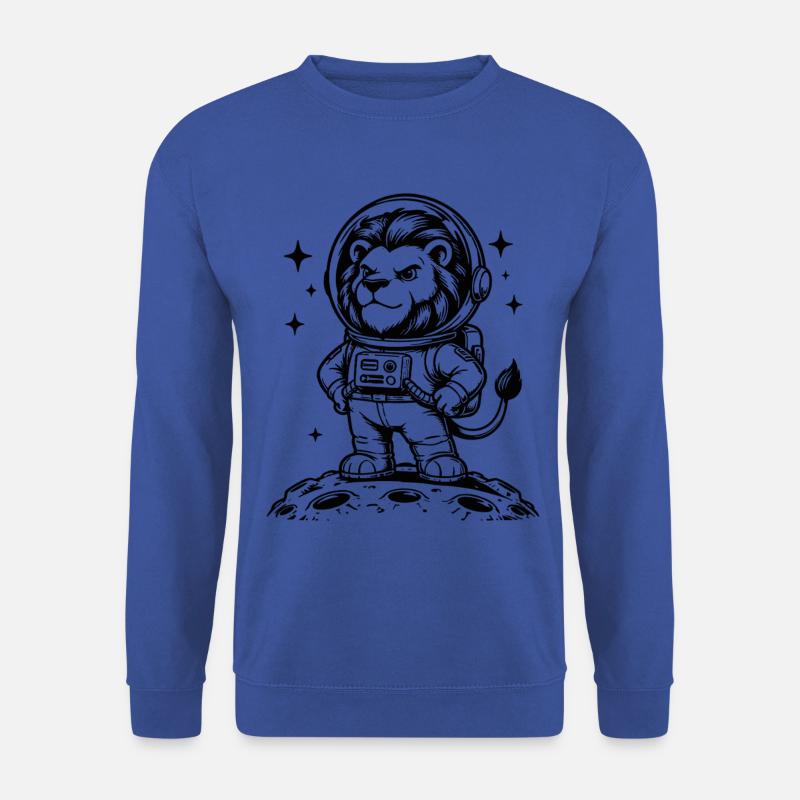 Astronaut Leo Space Moon Adventure - Unisex Sweatshirt - royal blue
