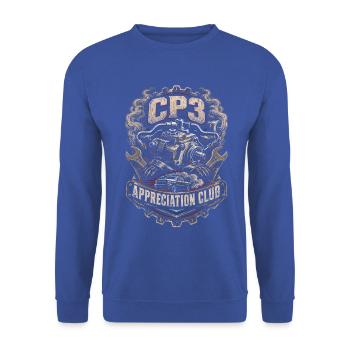 Rolling Coal CP3 Appreciation Club - Unisex Pullover - Royalblau - Vorne - Alina (178cm) & Michal (187cm)