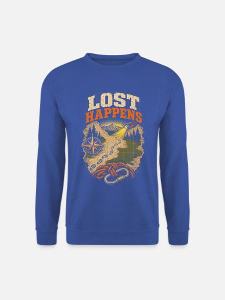 Rettungsteam Lost Happens - Unisex Pullover - Royalblau