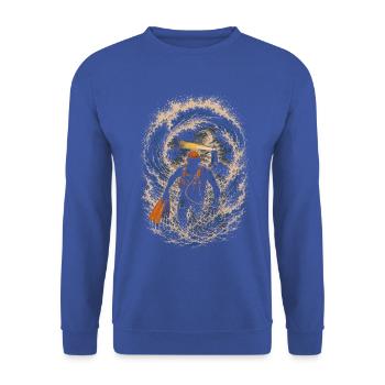 Küstenwache Rettungsschwimmer - Unisex Pullover - Royalblau - Vorne - Alina (178cm) & Michal (187cm)