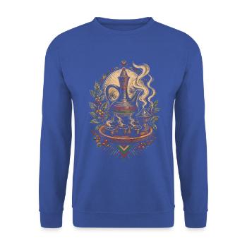 Äthiopien Äthiopisch Äthiopier - Unisex Pullover - Royalblau - Vorne - Alina (178cm) & Michal (187cm)