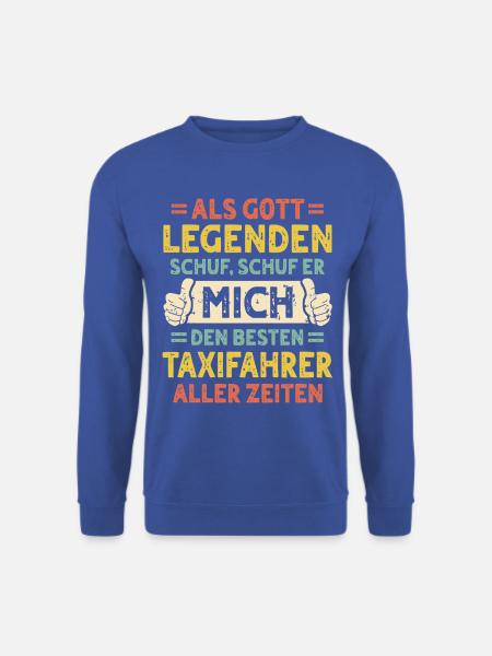 Taxifahrer - Unisex Pullover - Royalblau