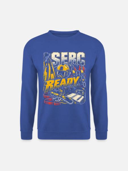 Rettungsschwimmer Wasserrettung SERC Ready - Unisex Pullover - Royalblau