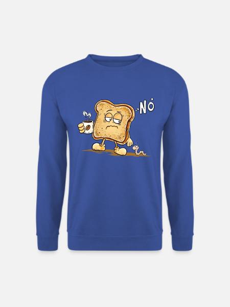 Nö Toast Morgenmuffel Kaffee Früher Vogel Humor - Unisex Pullover - Royalblau