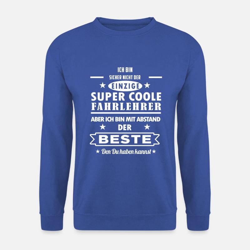 Bester Fahrlehrer - Unisex Pullover - Royalblau