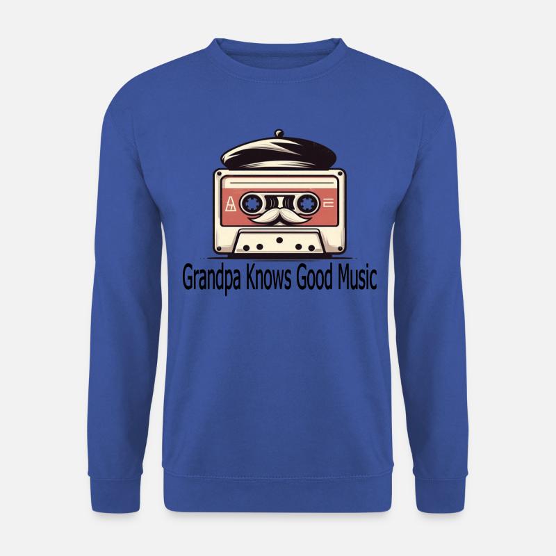 80er Jahre - Unisex Pullover - Royalblau