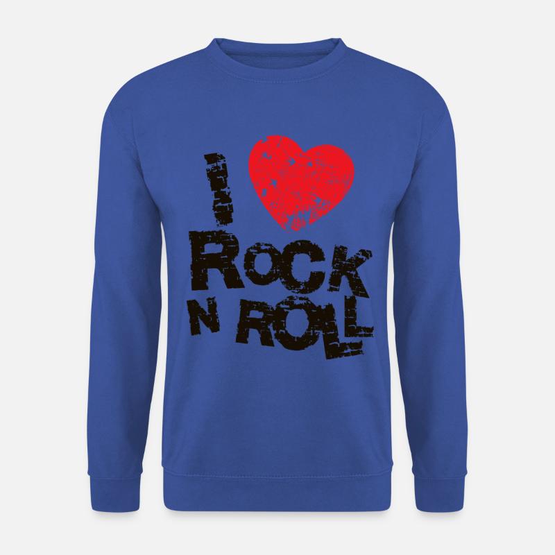 ICH LIEBE ROCK N ROLL. - Unisex Pullover - Royalblau