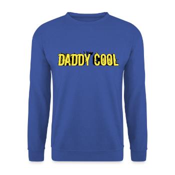 Daddy cool - Sweat-shirt Unisexe - bleu royal - Devant - Alina (178cm) & Michal (187cm)
