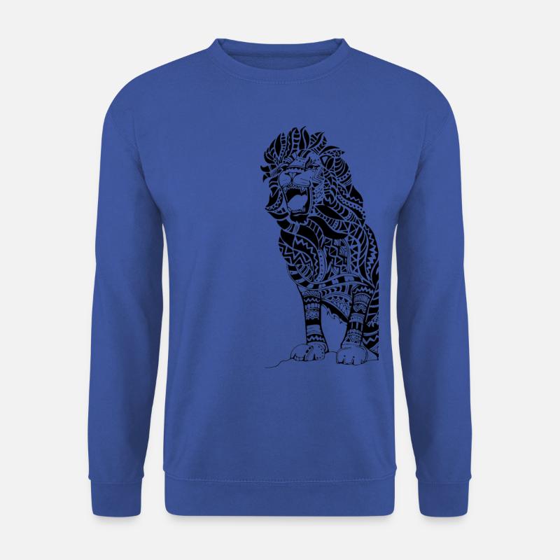 LionaRRR #Black - Unisex Pullover - Royalblau