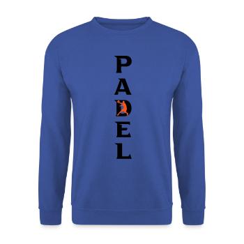 Padel - Unisex Sweatshirt - royal blue - Front - Alina (178cm) & Michal (187cm)