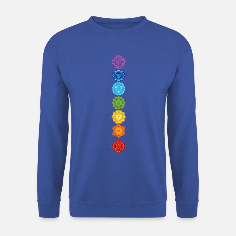 CHAKRAS - Unisex Pullover - Royalblau