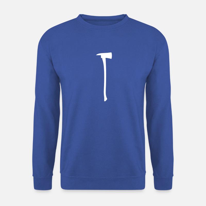 Axe Silhouette White - Unisex Sweatshirt - royal blue
