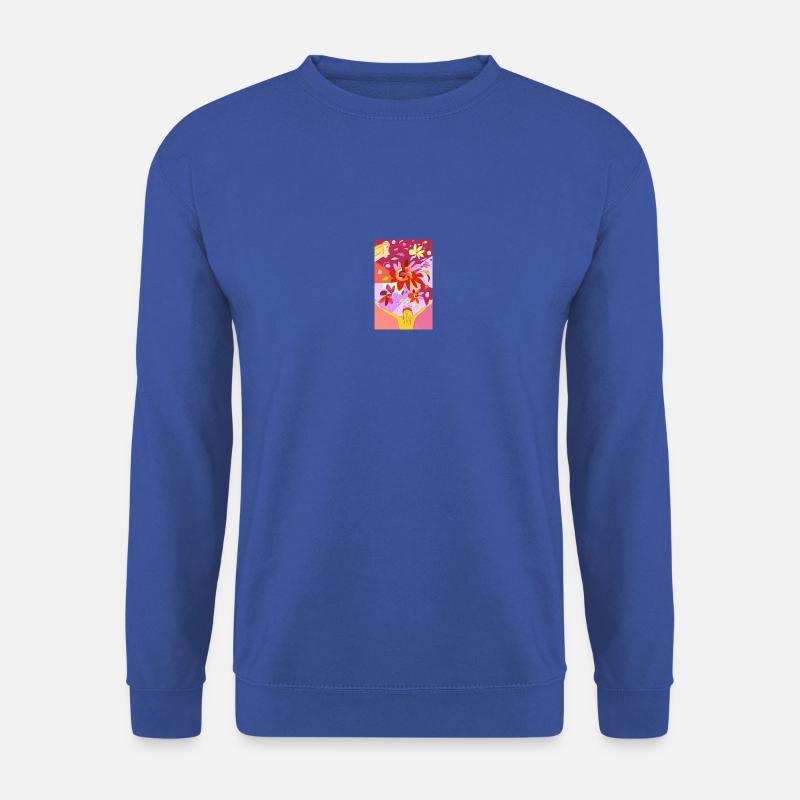 Flora - Unisex Pullover - Royalblau