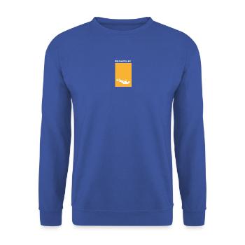 Keep on Falling - Unisex Pullover - Royalblau - Vorne - Alina (178cm) & Michal (187cm)