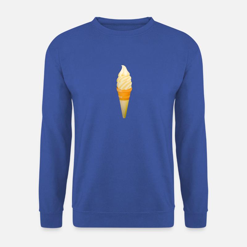 Eis Eiscreme Eiskrem Eiswaffel Softeis Softice - Unisex Pullover - Royalblau