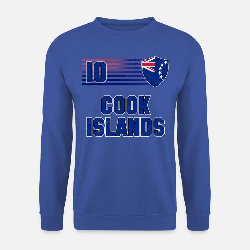 Cookinseln Fußball Mannschaft - Unisex Pullover - Royalblau