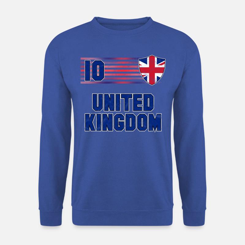 Großbritannien Fußball Mannschaft - Unisex Pullover - Royalblau