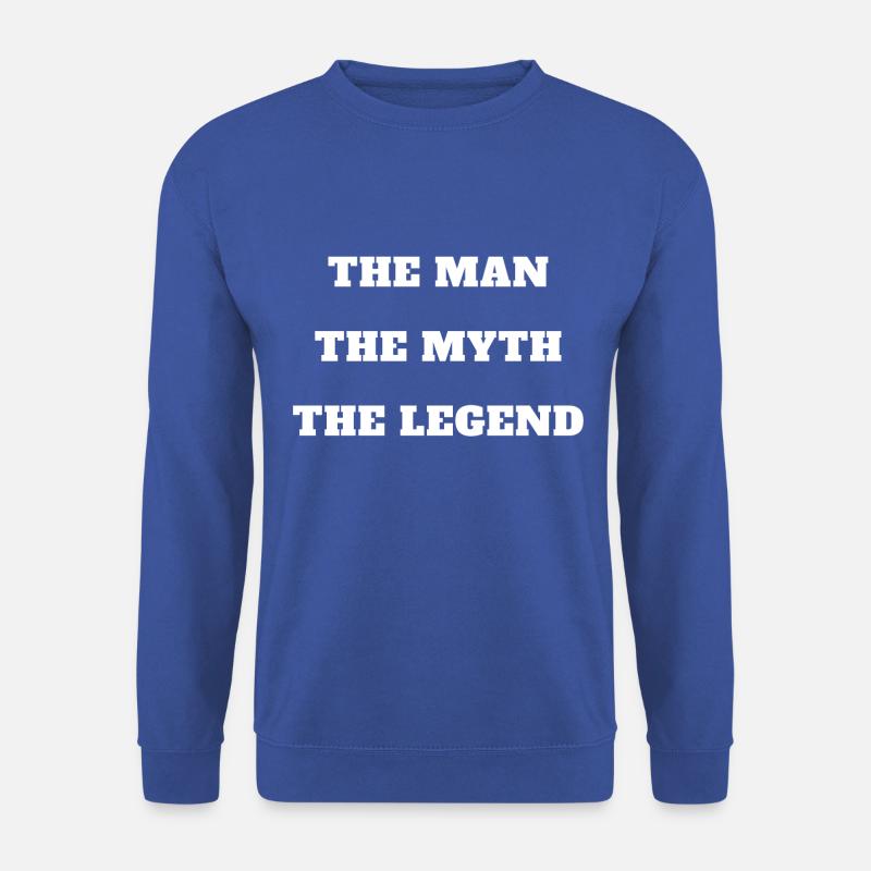 The Man The Myth The Legend FUN WEAR - Unisex Pullover - Royalblau