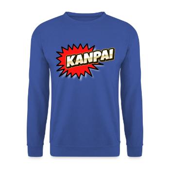 Kanpai spécial - Sweat-shirt Unisexe - bleu royal - Devant - Alina (178cm) & Michal (187cm)