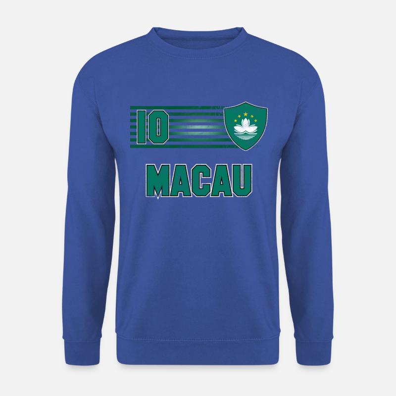 Macau Fußball Mannschaft - Unisex Pullover - Royalblau