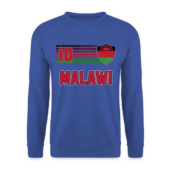 Malawi Football Team - Unisex Sweatshirt - royal blue - Front - Alina (178cm) & Michal (187cm)