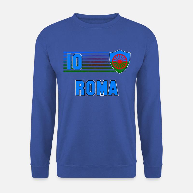 Roma Fußball Mannschaft - Unisex Pullover - Royalblau