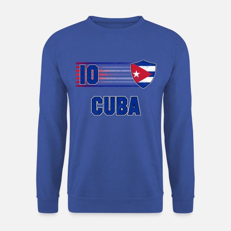 Kuba Fußball Mannschaft - Unisex Pullover - Royalblau