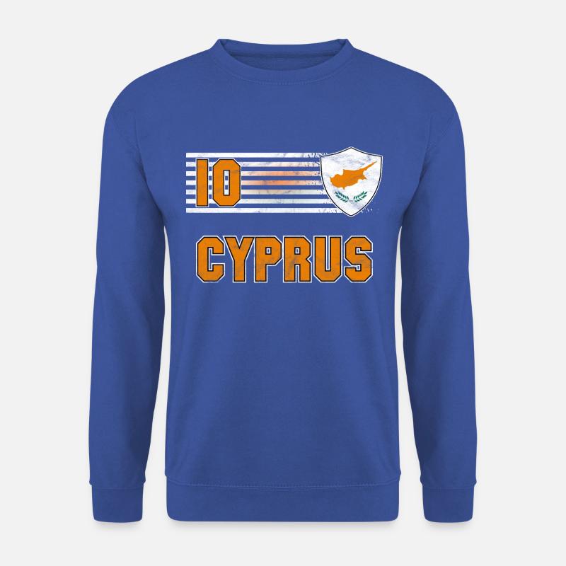 Zypern Fußball Mannschaft - Unisex Pullover - Royalblau
