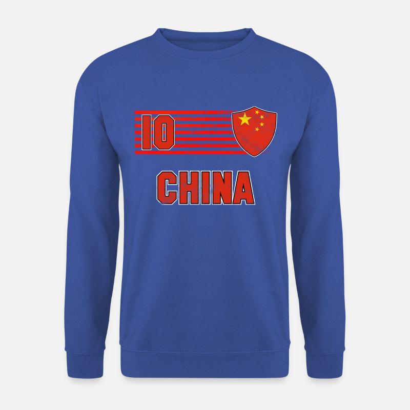 China Fußball Mannschaft - Unisex Pullover - Royalblau