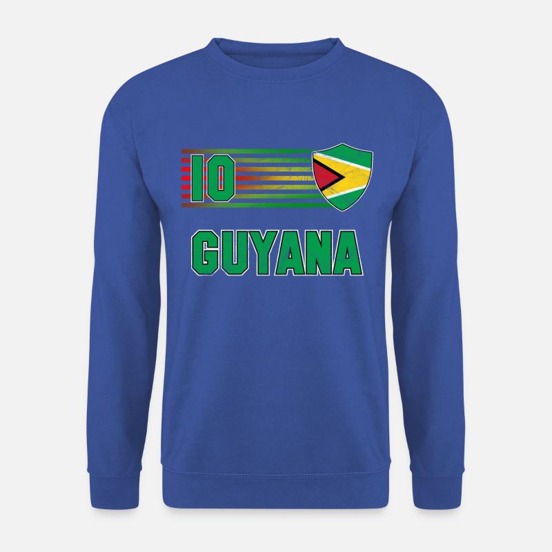 Guyana Fußball Mannschaft - Unisex Pullover - Royalblau