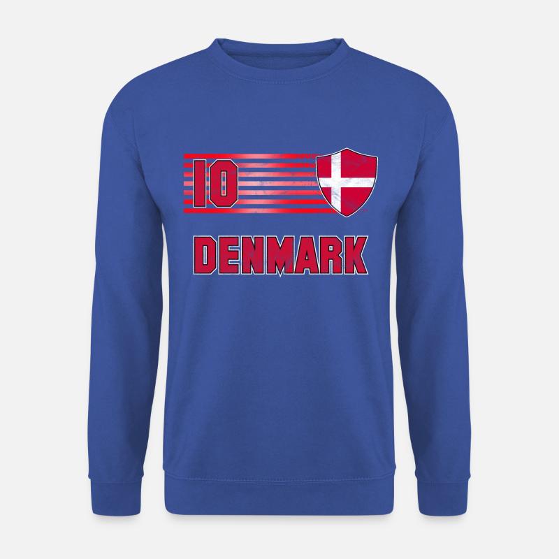 Dänemark Fußball Mannschaft - Unisex Pullover - Royalblau