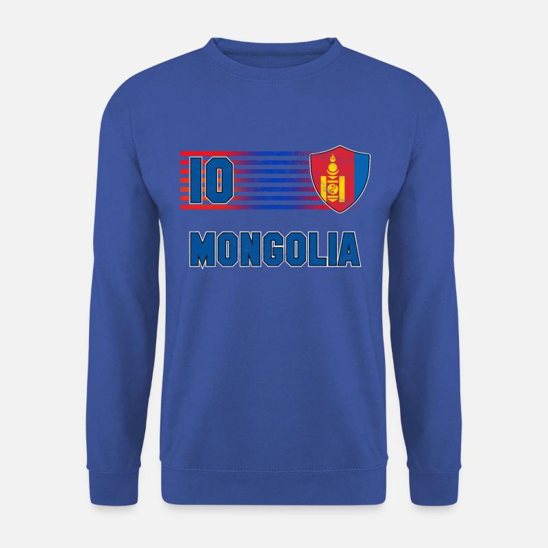 Mongolei Fußball Mannschaft - Unisex Pullover - Royalblau