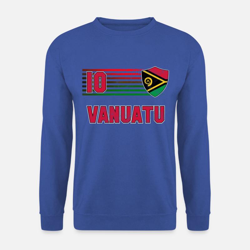 Vanuatu Fußball Mannschaft - Unisex Pullover - Royalblau