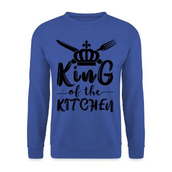 Chef Chef Chefs Kitchen Funny saying - Unisex Sweatshirt - royal blue - Front - Alina (178cm) & Michal (187cm)