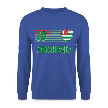 Abkhazia Football Team - Unisex Sweatshirt - royal blue - Front - Alina (178cm) & Michal (187cm)