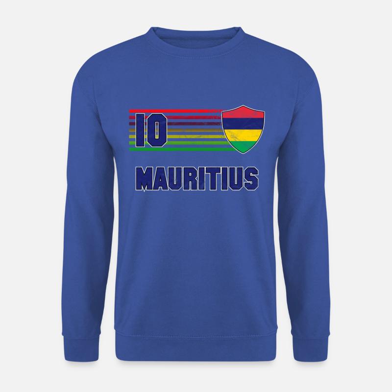 Mauritius Fußball Mannschaft - Unisex Pullover - Royalblau