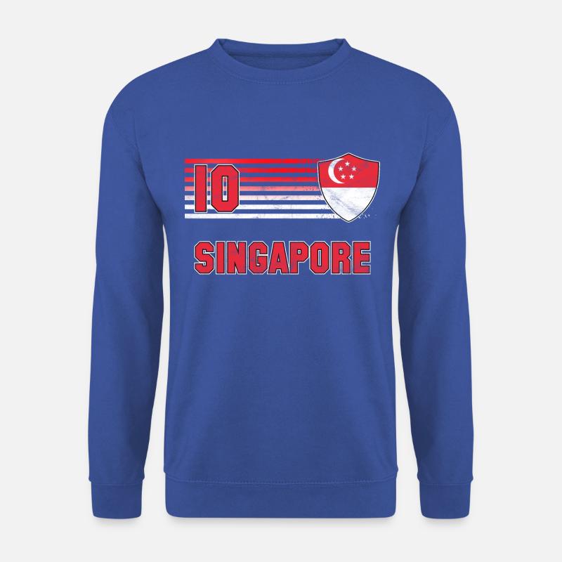 Singapur Fußball Mannschaft - Unisex Pullover - Royalblau